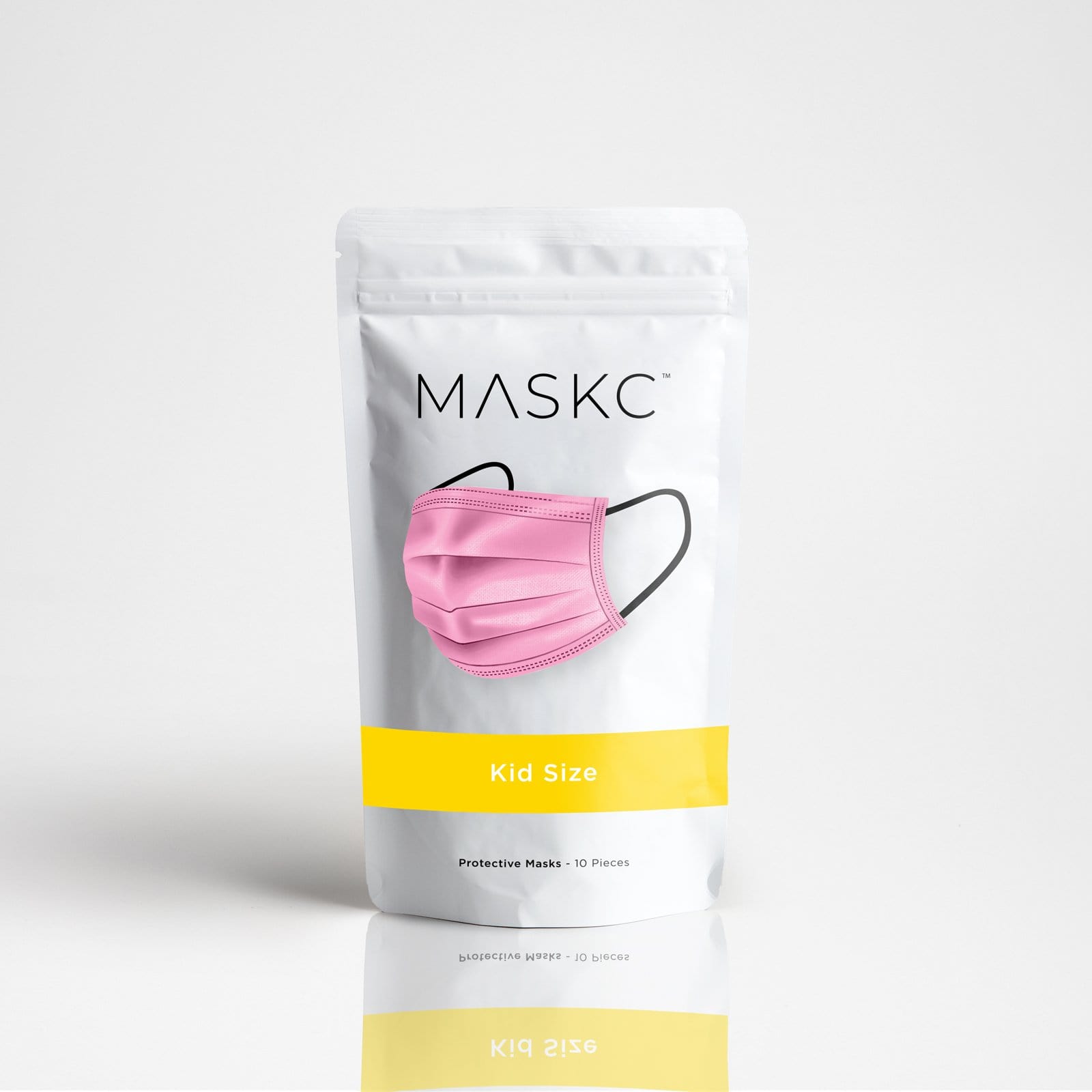 Pack of Light Pink face masks. Each pack contains stylish high quality face masks.