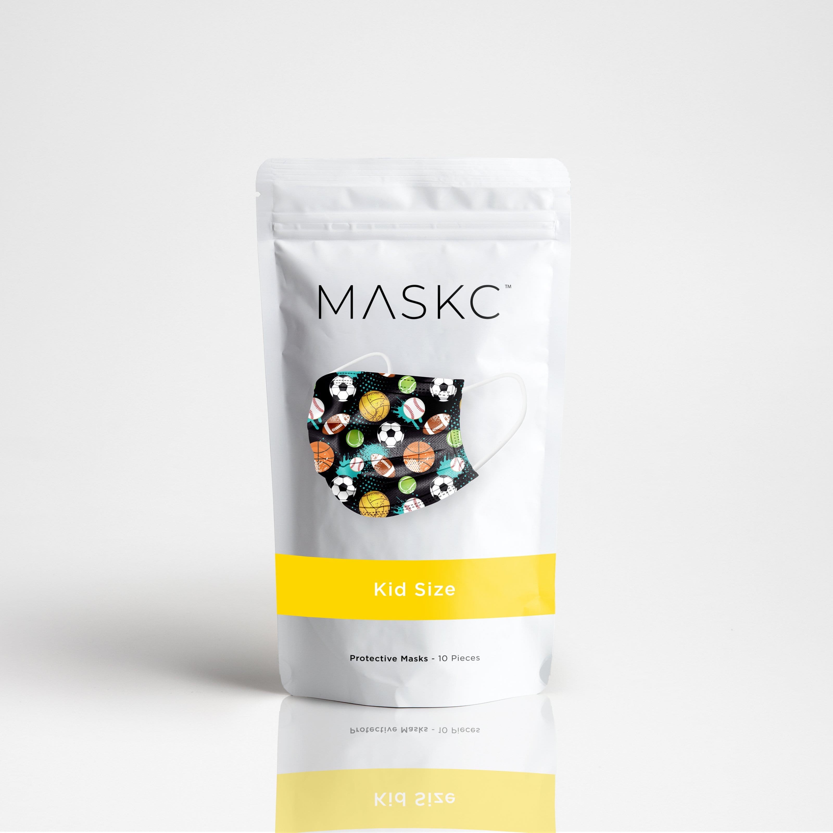 Pack of Sports Themed face masks. Each pack contains stylish high quality face masks.