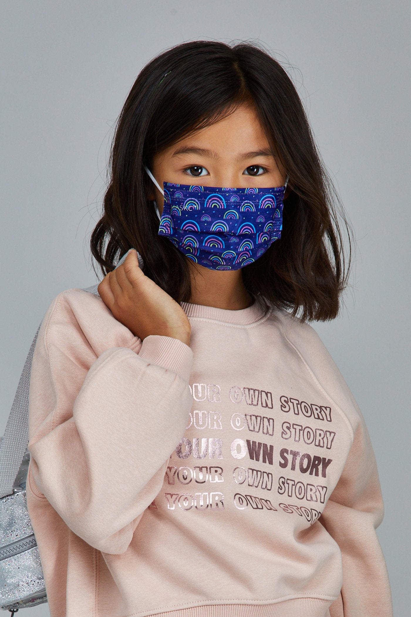 Kids - Rainbow Face Masks - 10 Pack