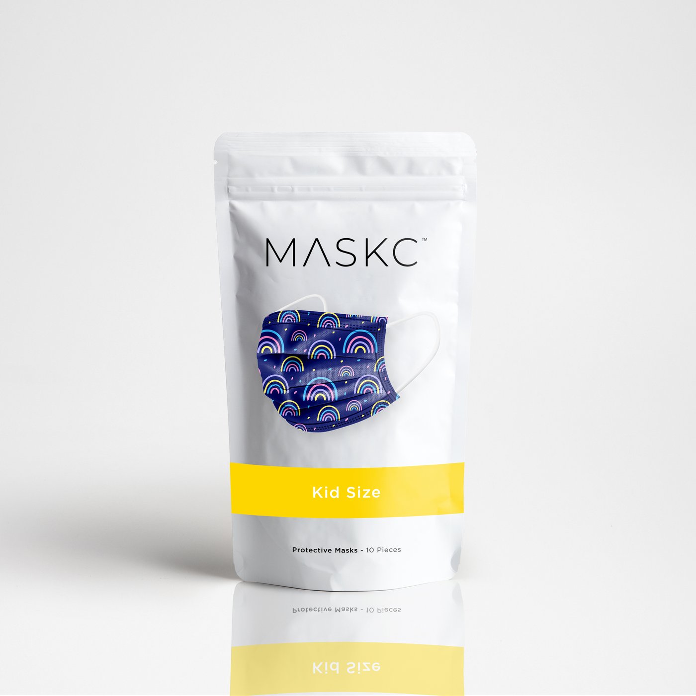 Kids - Rainbow Face Masks - 10 Pack