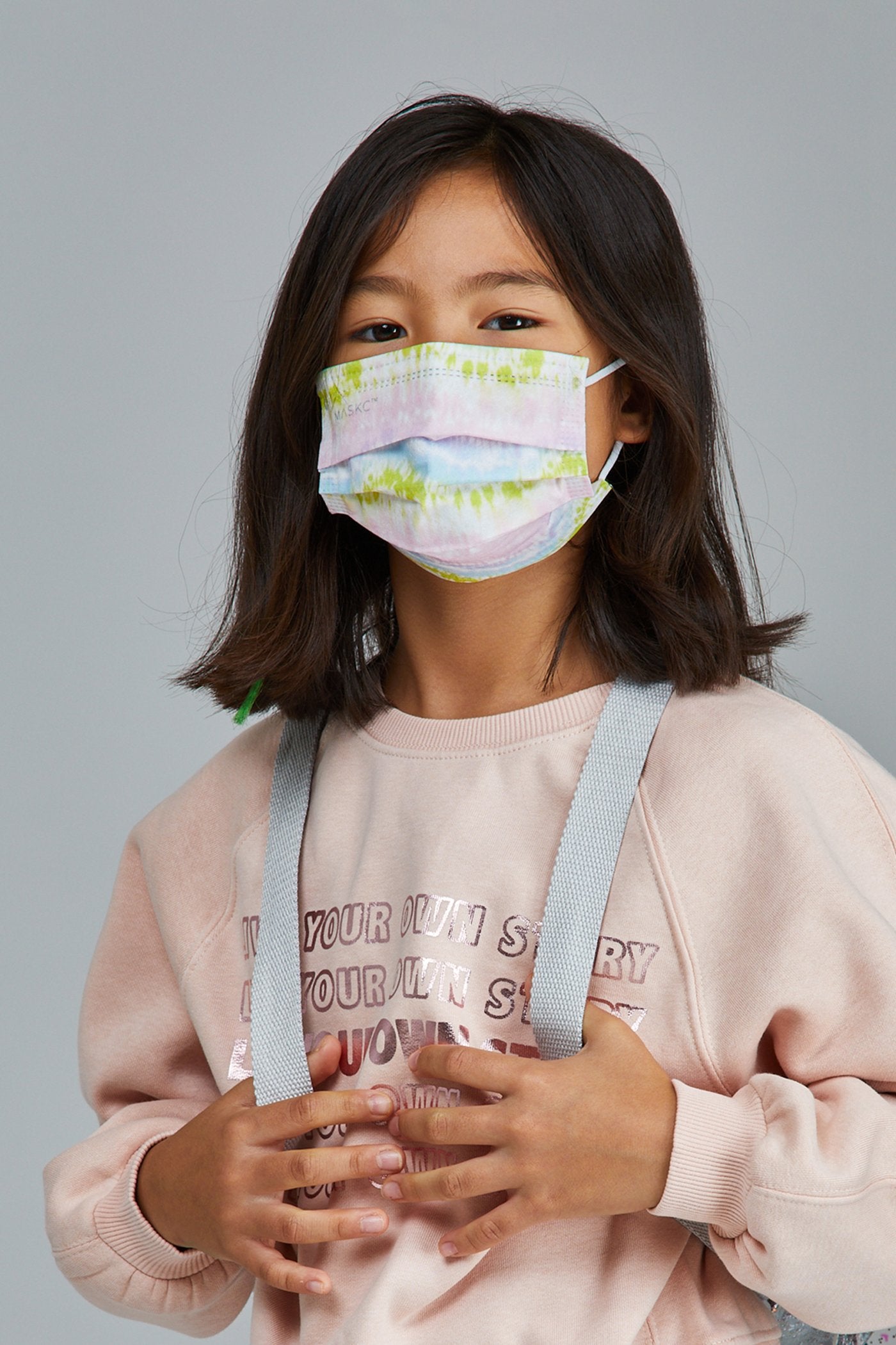 Kids - Tie Dye Face Masks - 10 Pack