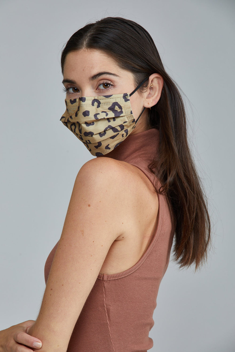 Blush Pleated Face Mask | 3-Ply Mask | Covid Face Mask | MASKC