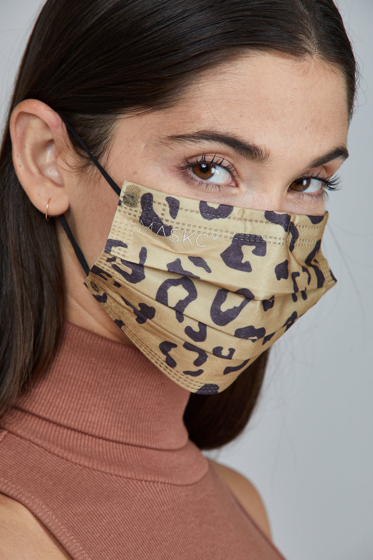 Blush Pleated Face Mask | 3-Ply Mask | Covid Face Mask | MASKC