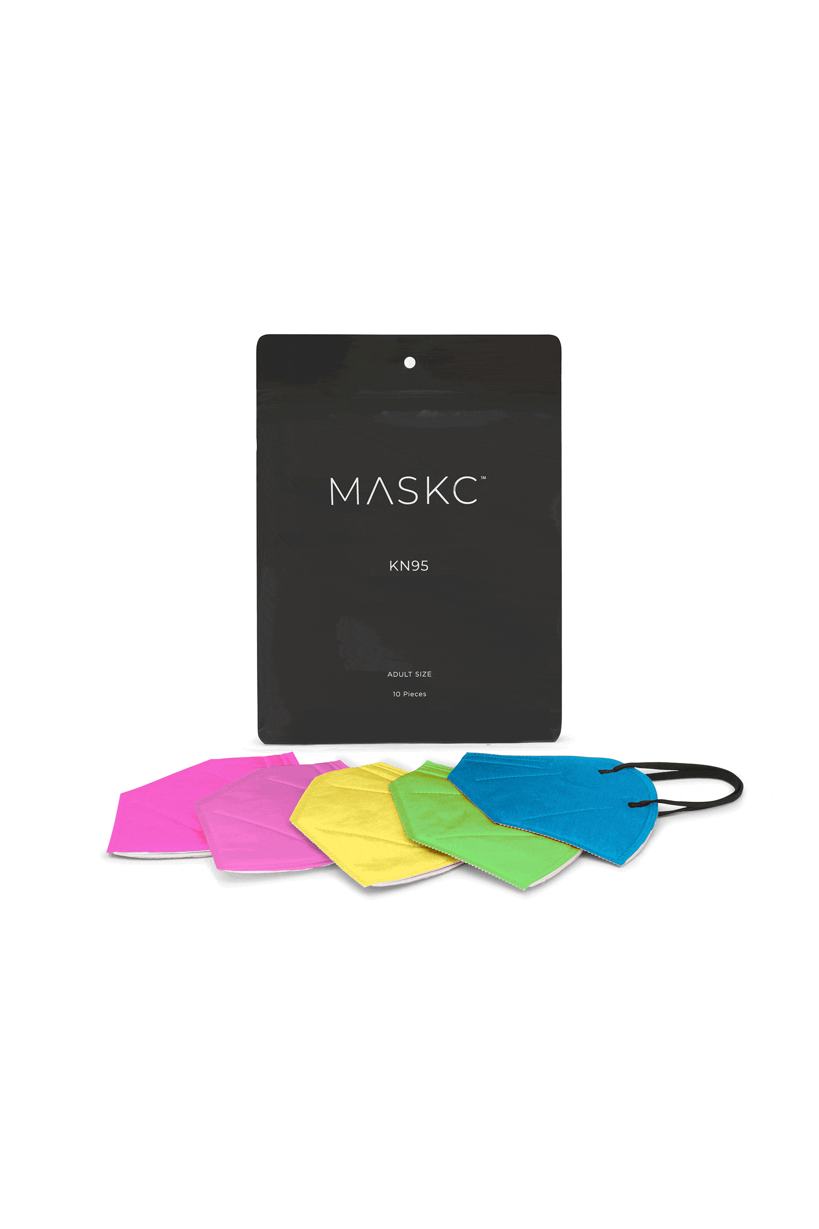 <transcy>Masques pour le visage Electric Hues Variety KN95 - Paquet de 10</transcy>